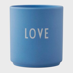 Design Letters Design Letters favoriete mok 25 cl Love-sky blue