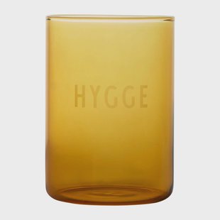 Design Letters Design Letters favoriete glas 35 cl Hygge-mustard