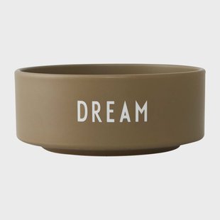 Design Letters Design Letters snackschaal Ø12 cm Dream-olive green