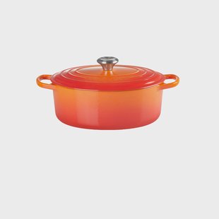 Le Creuset Le Creuset Signature ovale braadpan 6,3 l Volcanic Le Creuset Le Creuset Signature ovale braadpan 6,3 l Volcanic