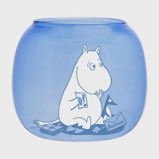 Muurla Moomin waxinelichtjeshouder/kom Ø9 cm Blue