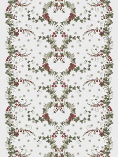 Arvidssons Textil Smultronstället stof Offwhite