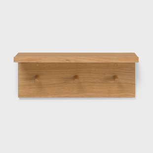 Ferm Living Place Rack kapstokje met knoppen eiken Small