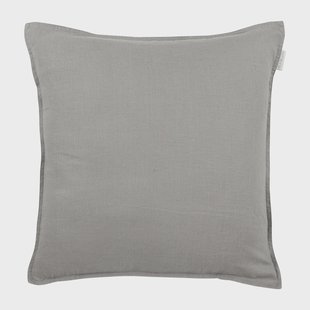 Boel & Jan Sabina kussenhoes 45x45 cm Lichtgrijs