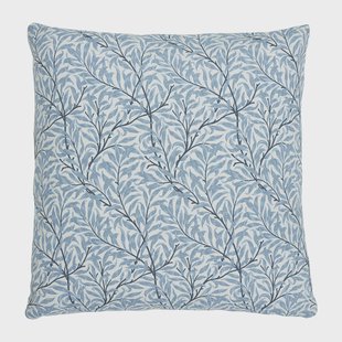 Boel & Jan Ramas kussenhoes 50x50 cm Wit-lichtblauw