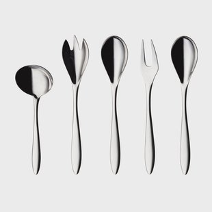Hardanger Bestikk Carina serveerset 5-delig Roestvrij staal