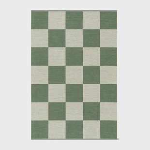 Kasthall Checkerboard Icon vloerkleed 165x240 cm Grey Pear