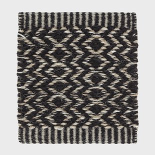 Kasthall Ingrid Icon vloerkleed 85x240 cm Black White