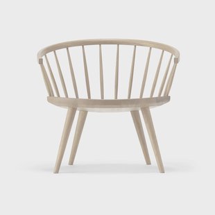 Stolab Arka loungestoel eikenhout Lichte matte lak