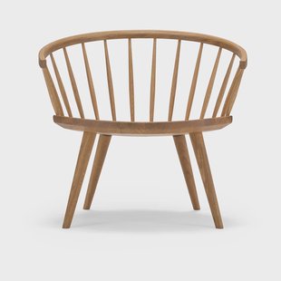 Stolab Arka loungestoel eikenhout Naturel olie