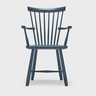 Stolab Lilla Åland stoel met armleuningen eikenhout Bosgroen