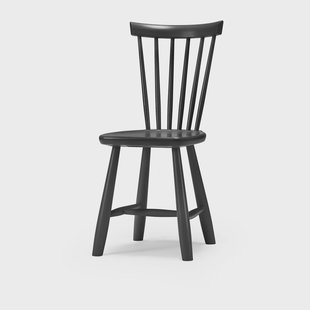 Stolab Lilla Åland kinderstoel berkenhout 33 cm Zwart