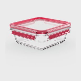 Tefal MasterSeal Glas lunchtrommel vierkant 0,8 L
