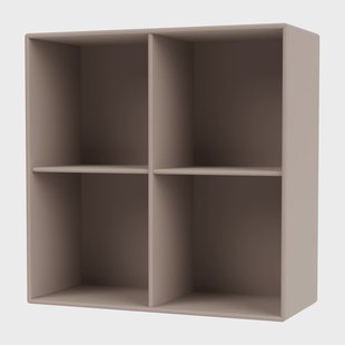 Montana SHOW wandplank 69,6x69,6 cm incl. ophangrail Mushroom