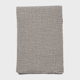 Klippan Yllefabrik Basket katoenen deken 130x180 cm Grijs