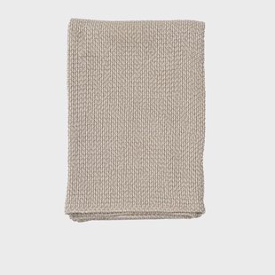 Klippan Yllefabrik Basket katoenen deken 130x180 cm Beige