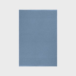 Scandi Living Mellow kunststof vloerkleed blauw 150x220cm