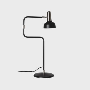 CO Bankeryd Ray tafellamp zwart, details in nikkel