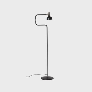 CO Bankeryd Ray Vloerlamp zwart, details in nikkel