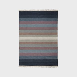 Kateha Tofta wave vloerkleed blauw, 200x300 cm