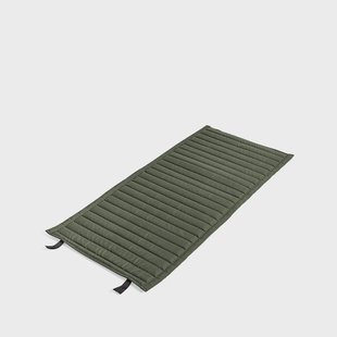 HAY Palissade Quilten kussen Olive, voor loungefauteuil laag