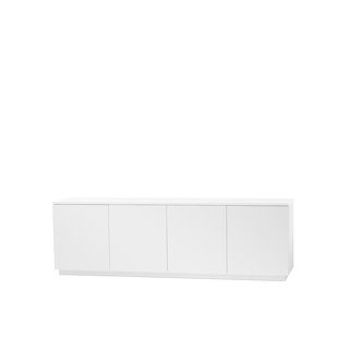 A2 Beam sideboard witte lak, witte sokkel A2 Beam sideboard witte lak, witte sokkel