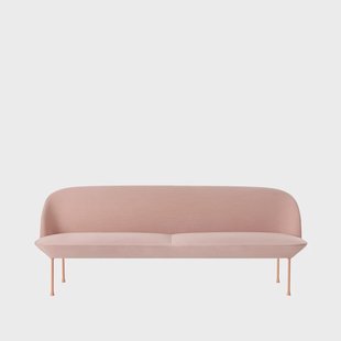 Muuto Oslo bank 3-zits Steelcut trio 515-Rose Muuto Oslo bank 3-zits Steelcut trio 515-Rose