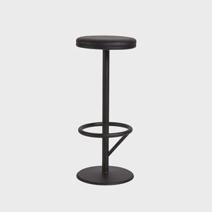 SMD Design Orbit barkruk hoog zwart mat, zwart leer