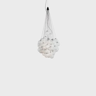 Luceplan Stochastic hanglamp opal, 48 bollen