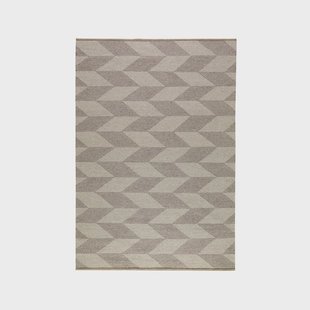 Kateha Herringbone Weave vloerkleed light beige, 170x240 cm