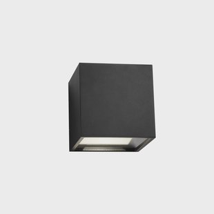 Light-Point Cube XL Up/Down muurlamp black, led