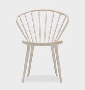 Stolab Miss Holly stoel essenhout witgeolied