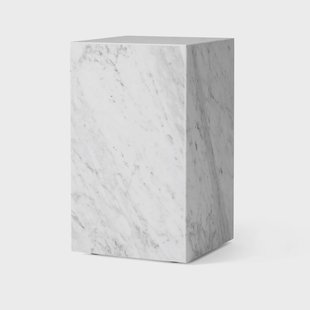 Audo Copenhagen Plinth tall bijzettafel 30x30x51 cm White Audo Copenhagen Plinth tall bijzettafel 30x30x51 cm White