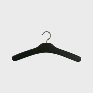 Scherlin Kledinghanger 1 eikenhout zwartgebeitst, staal