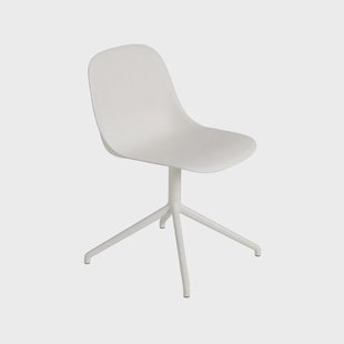 Muuto Fiber stoel Natural white-White (kunststof)