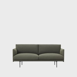 Muuto Outline bank 2-zits Fiord 961-Green