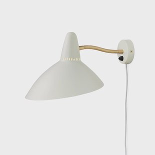 Warm Nordic Lightsome muurlamp warm white, messing detail