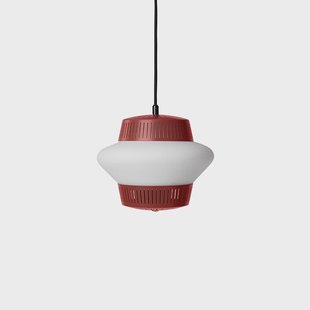 Warm Nordic Opal Arch hanglamp red grape, gezandstraald opaalglas