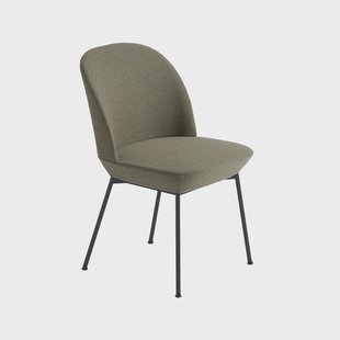 Muuto Oslo stoel bekleed met stof Ocean 21-Anthracite black