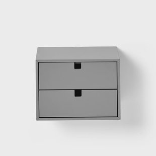 1898 Square ladeblok grijs