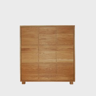 Scherlin Ladekast 1 eikenhout geolied, 5 lades