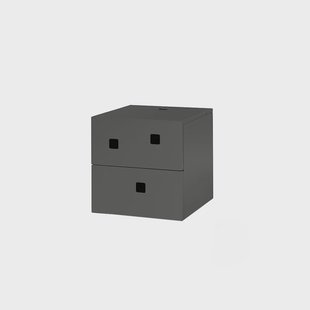 Zweed Peep S1 nachtkastje voor aan de muur slate grey Zweed Peep S1 nachtkastje voor aan de muur slate grey