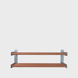 Scherlin Schoenenrek 5 eikenhout geolied, wand, 2 niveaus