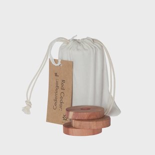 Iris Hantverk Iris cederhouten onderzetters cederhout, 10 ringen