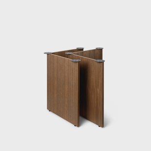 Ferm Living Mingle tafelpoten 2-pack walnut veneer, w68