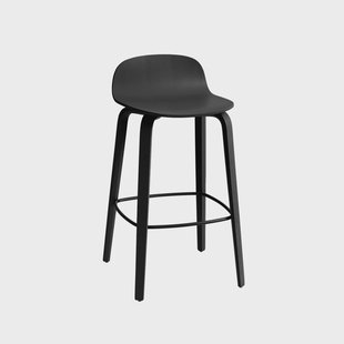Muuto Visu barkruk 65 cm Black-Black