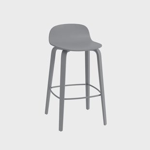 Muuto Visu barkruk 65 cm Grey-Grey