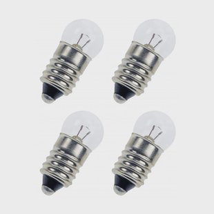 Konsthantverk December gloeilamp helder, 5w, 4-pack e10, 3w