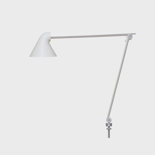Louis Poulsen NJP bureaulamp Wit, pin ø40 cm, 3000k