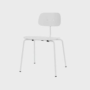 Montana Kevi 2060 stoel snow gelakt onderstel gebeitst essenhout